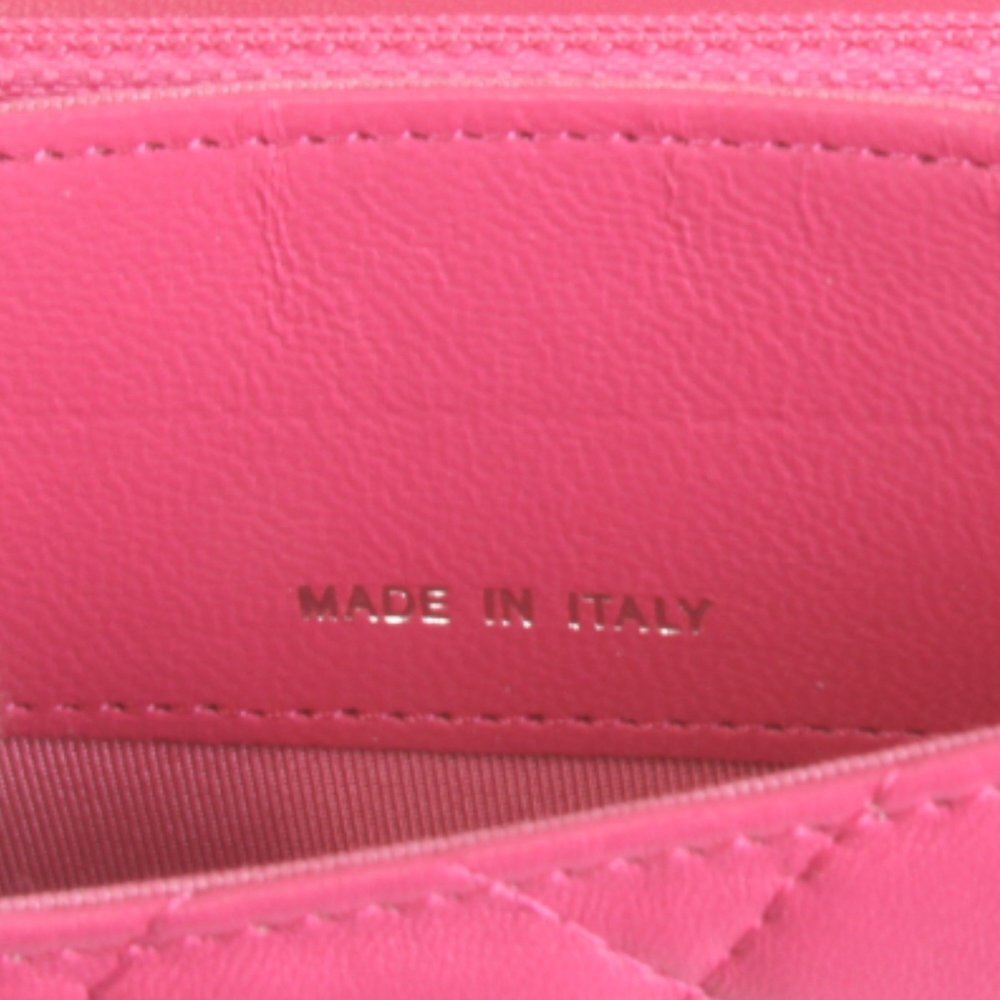 CHANEL Authentic Pink Leather Wallet - Picture 13 of 16